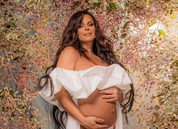 O príncipe nasceu! Viviane Araujo deu à luz a Joaquim!
