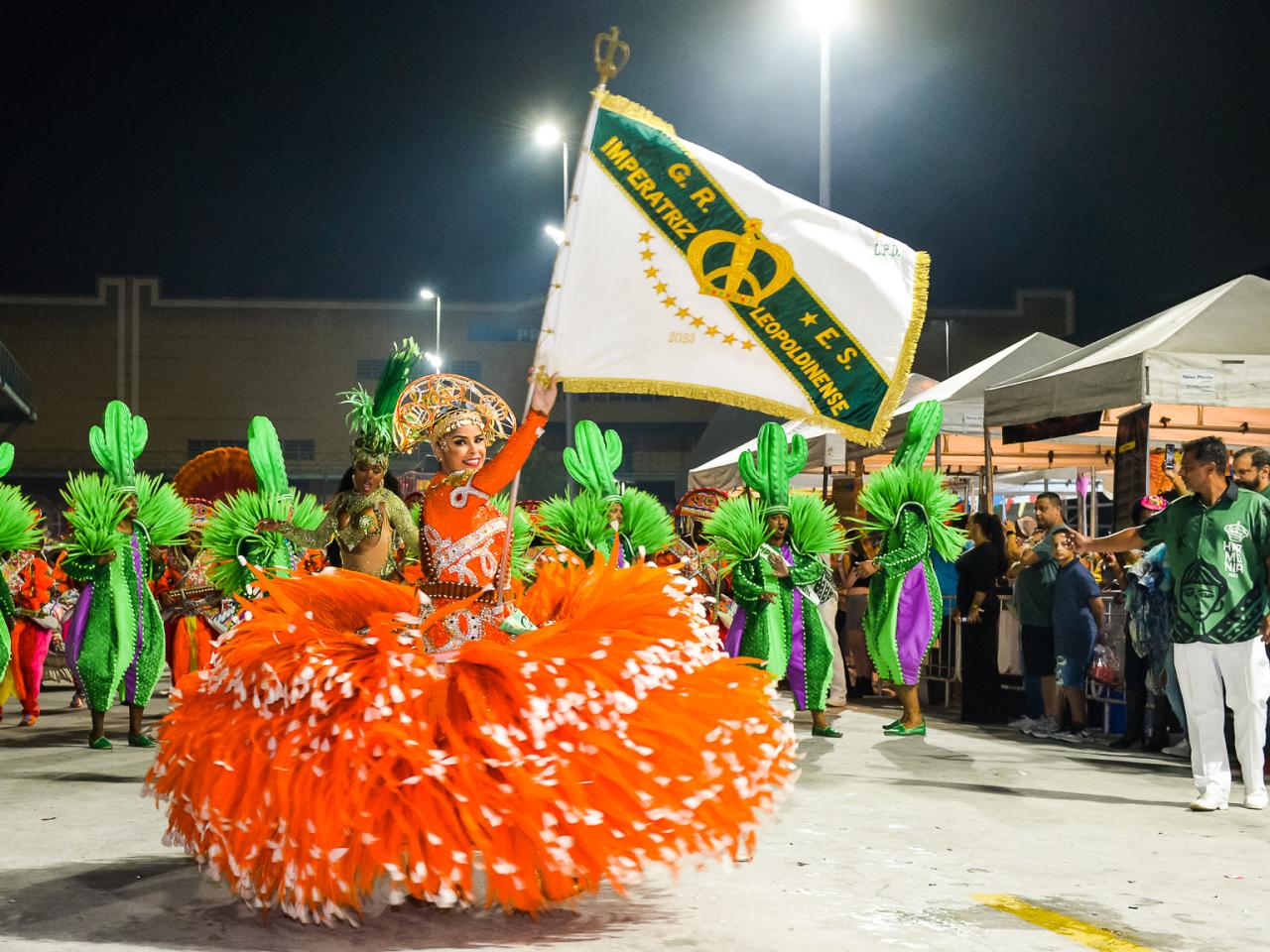 Liesa festeja sucesso do Arraiá da Cidade do Samba.