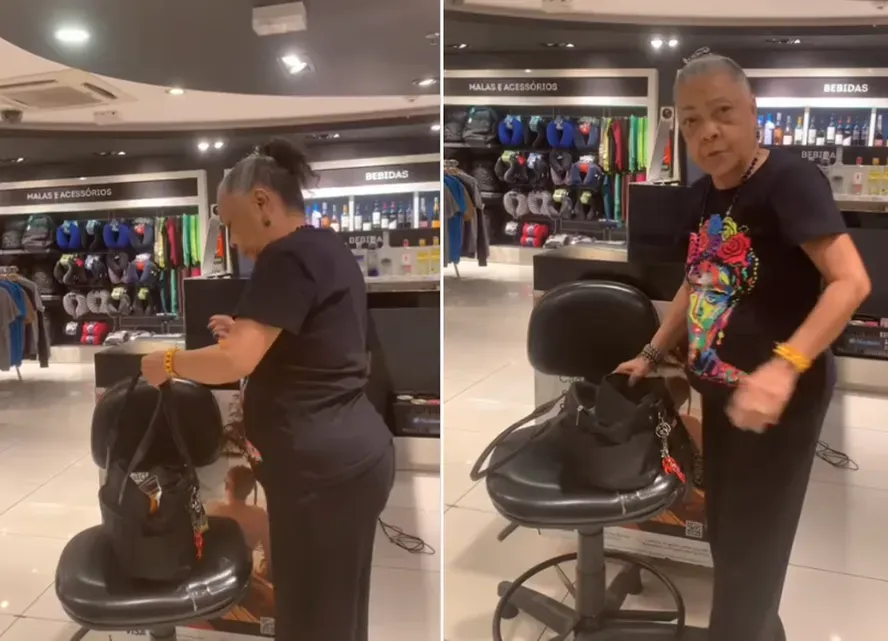 Vilma Nascimento, Porta-bandeira histórica da Portela relata abordagem racista em loja de aeroporto de Brasília