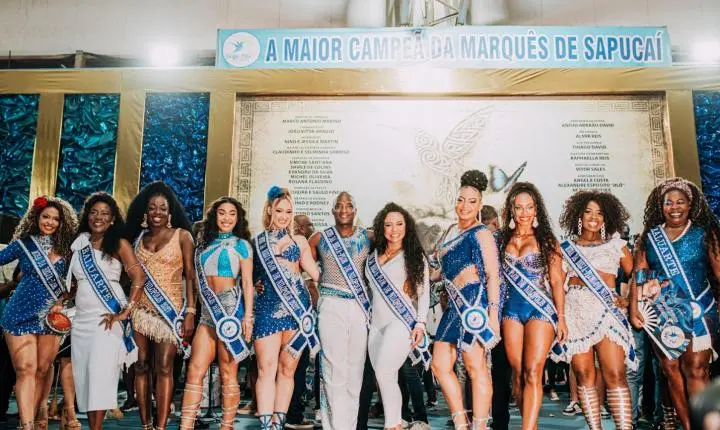Pela primeira vez na história, Beija-Flor terá time de musas e um muso no desfile.